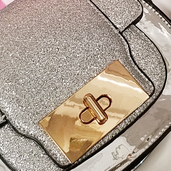 ISABELLE Glitter Patent Leather Crossbody NWT! - Picture 4 of 8